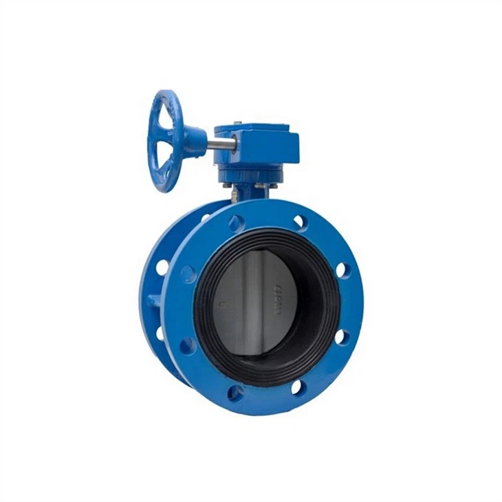 Double Flanged Eccentric Butterfly Valve